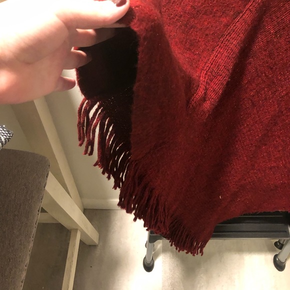 NWOT Chico’s Cowl Neck Poncho- One Size - Picture 3 of 5